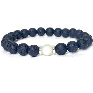 Handmade NWOT LAVA ROCK BEADS